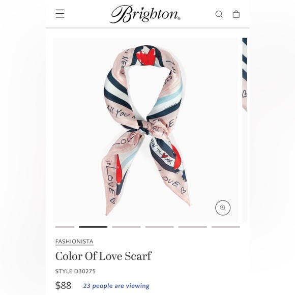 FOUR items Brighton Tote Scarf Water Bottle Coin Purse - Picture 13 of 16